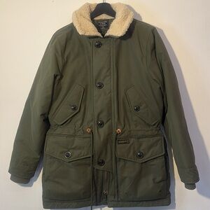 A&F MEN’S JACKET SIZE XS OLIVE LIKE NEW CONDITION
